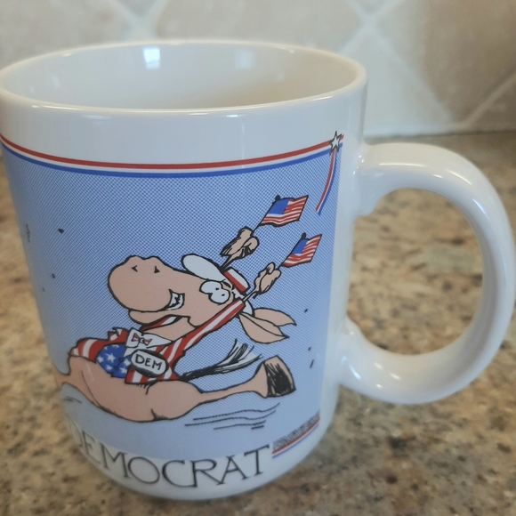 VTG HALLMARK DEMOCRAT MUG - Picture 2 of 9